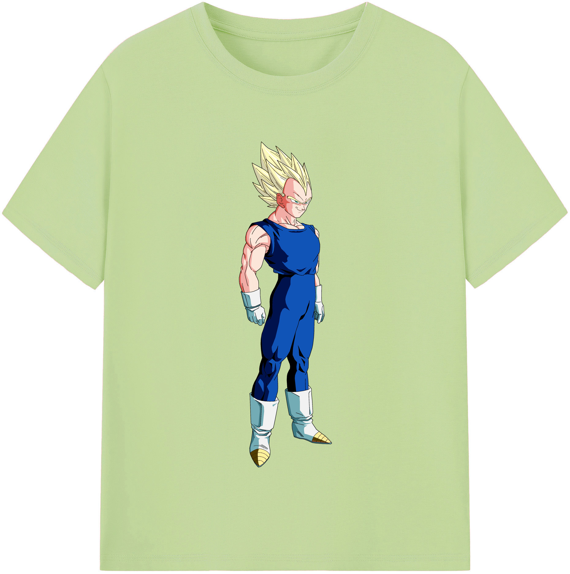 （画像用） ドラゴンボール ベジータ四世（Bejīta Yonsei）DRAGON BALL Vegeta IV 綿100％半袖Tシャツ（フロントプリント）
